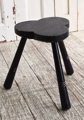 イギリス アンティーク家具 木製　スツール　 椅子 10121
