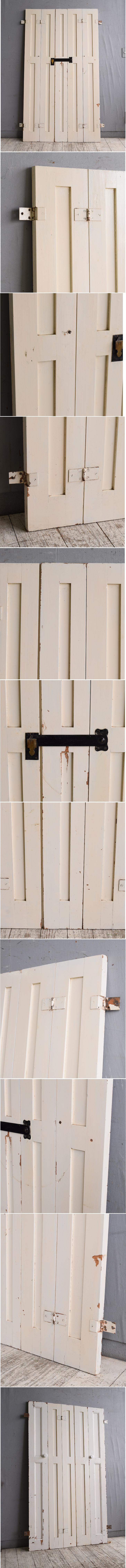 イギリス アンティーク カップボードドア 折れ戸　扉 10128