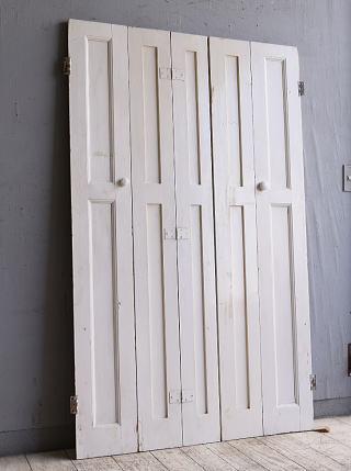 イギリス アンティーク カップボードドア 折れ戸　扉 10131