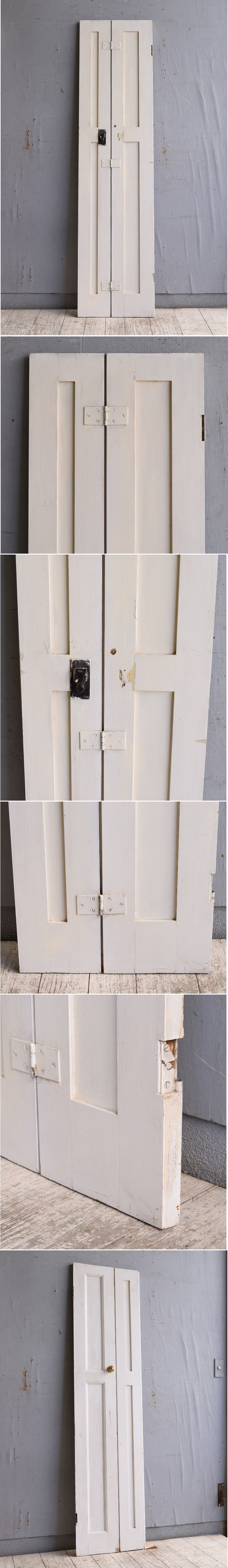 イギリス アンティーク カップボードドア 折れ戸　扉 10132