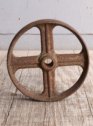 イギリス アンティーク 鉄製 車輪 10251