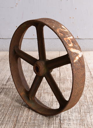 イギリス アンティーク 鉄製 車輪 10254