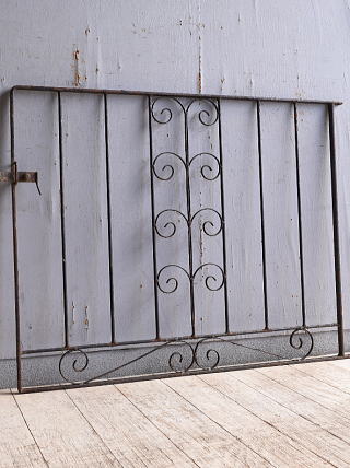 イギリス アンティーク アイアンフェンス ゲート柵 10274