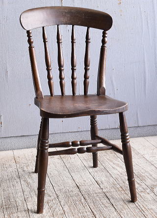 イギリス アンティーク家具 キッチンチェア 椅子 10384