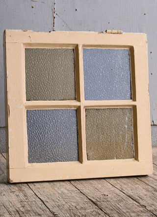 イギリス アンティーク 窓 色ガラス　モザイク 10439
