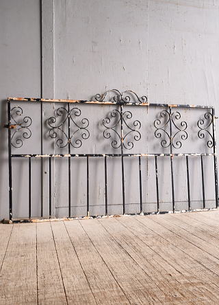 イギリス アンティーク アイアンフェンス ゲート柵 ガーデニング 10509