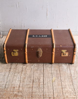 イギリス アンティーク スーツケース トランク ディスプレイ 旅行鞄 10554