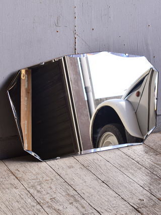 イギリス アンティーク　 壁掛けミラー 鏡　10658