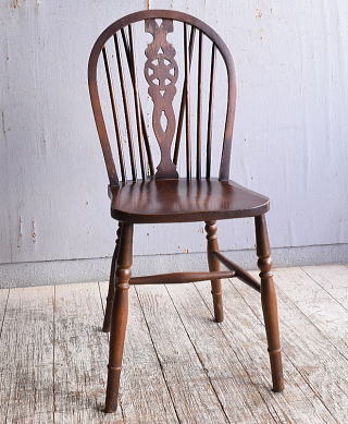 イギリス アンティーク家具 キッチンチェア 椅子 10666
