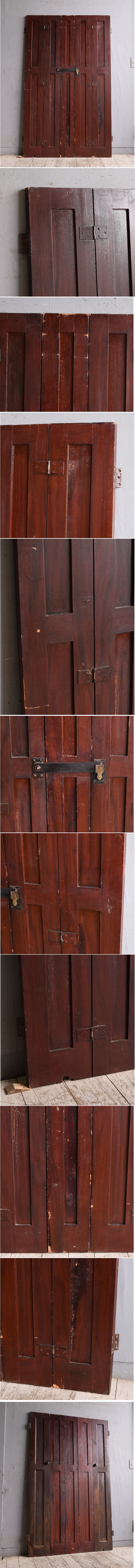 イギリス アンティーク カップボードドア 折れ戸　扉 10741