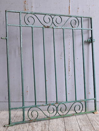 イギリスアンティーク アイアンフェンス ゲート柵 ガーデニング 10785