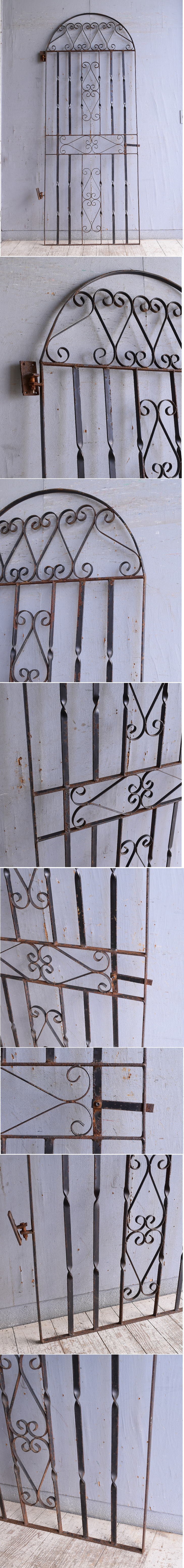 イギリスアンティーク アイアンフェンス ゲート柵 ガーデニング 10