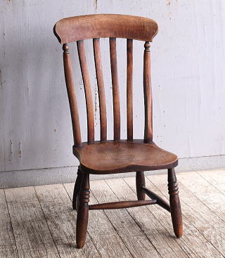イギリス アンティーク家具 キッチンチェア 椅子 10805