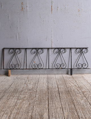 イギリス アンティーク アイアンフェンス ゲート柵 10810