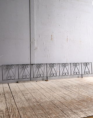 イギリス アンティーク アイアンフェンス ゲート柵 10811