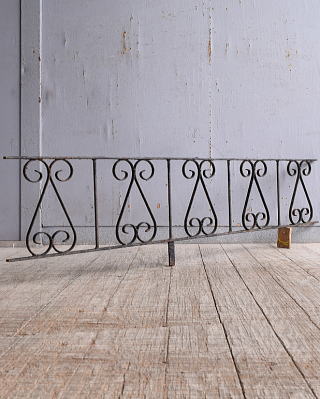 イギリス アンティーク アイアンフェンス ゲート柵 10812