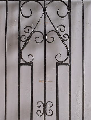 イギリスアンティーク アイアンフェンス ゲート柵 ガーデニング 10853