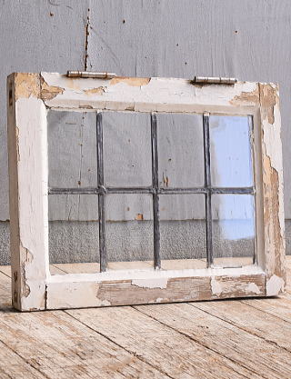 イギリス アンティーク 窓 無色透明 10918
