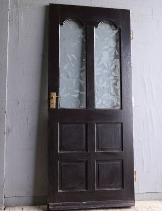 イギリス アンティーク ガラス入りドア 扉 建具 11064