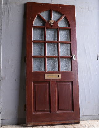 イギリス アンティーク ガラス入りドア 扉 建具 11072