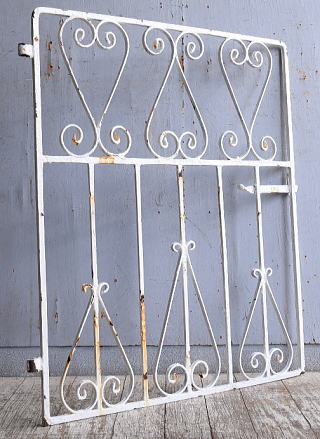 イギリスアンティーク アイアンフェンス ゲート柵 ガーデニング 11073