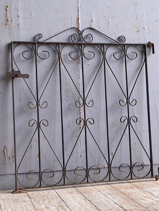 イギリス アンティーク アイアンフェンス ゲート柵 11117