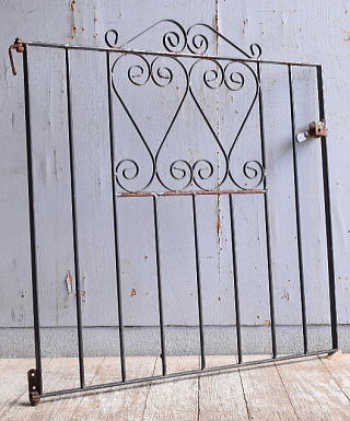 イギリス アンティーク アイアンフェンス ゲート柵 11118