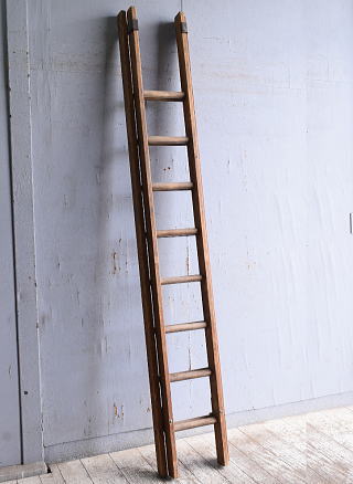 イギリス アンティーク 木製ラダー 梯子 ディスプレイ 11134
