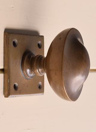 イギリス アンティーク 真鍮製 ドアノブ 建具金物 11155