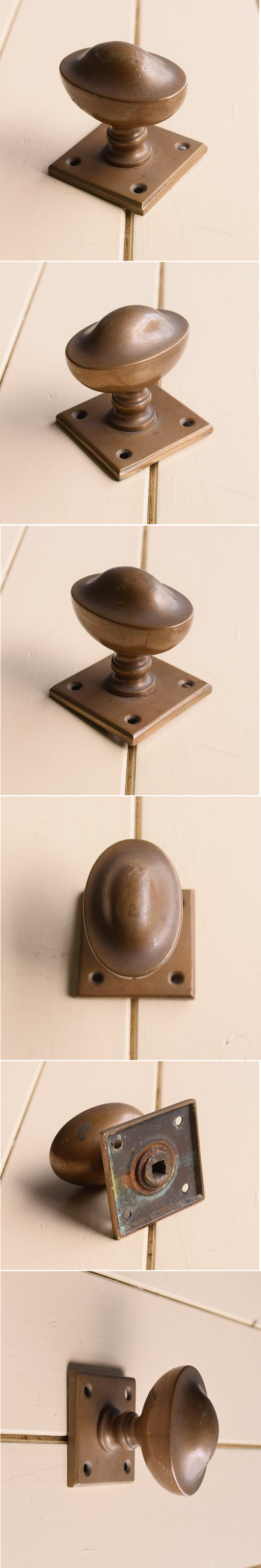 イギリス アンティーク 真鍮製 ドアノブ 建具金物 11156
