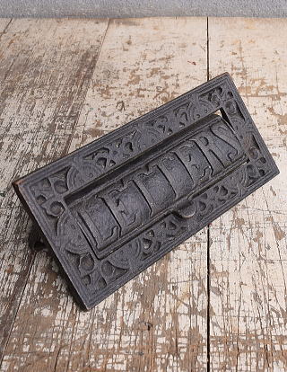 イギリス アンティーク レタースロット 郵便受け 建具金物 11173
