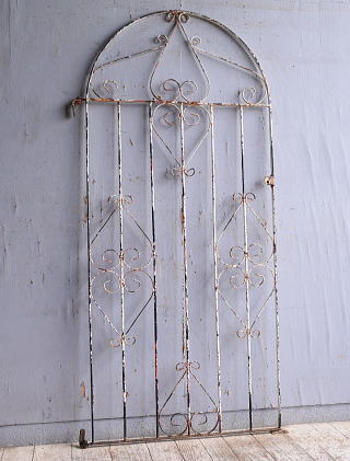 イギリスアンティーク アイアンフェンス ゲート柵 ガーデニング 11185