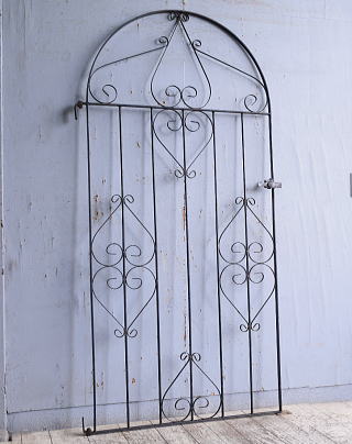 イギリスアンティーク アイアンフェンス ゲート柵 ガーデニング 11211