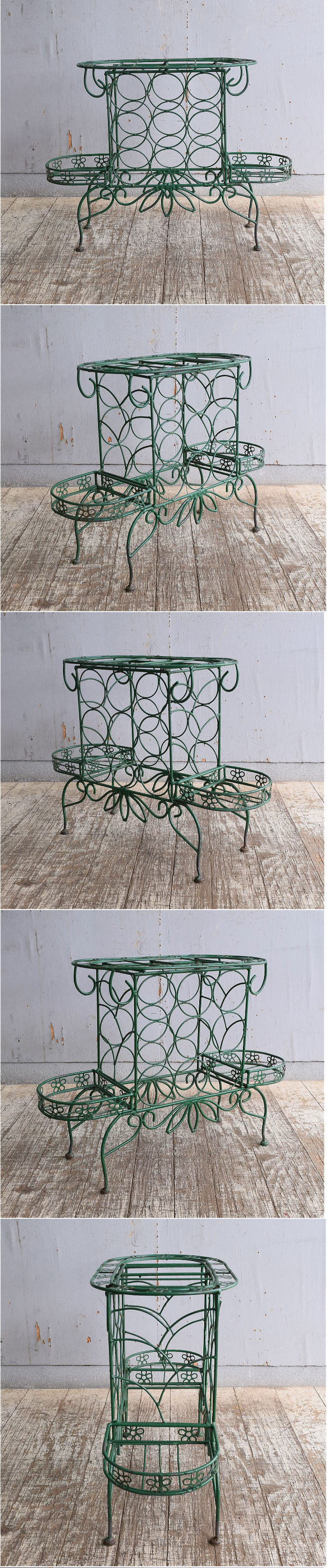 イギリス アンティーク アイアンプランタースタンド ディスプレイ 11236