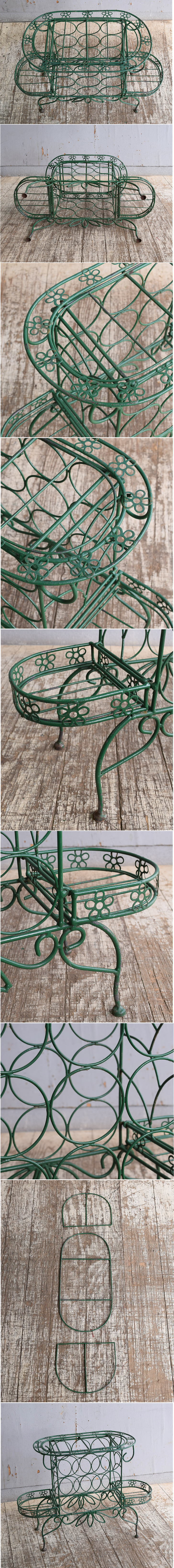 イギリス アンティーク アイアンプランタースタンド ディスプレイ 11236