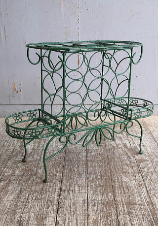 イギリス アンティーク アイアンプランタースタンド ディスプレイ 11236