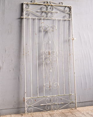 イギリスアンティーク アイアンフェンス ゲート柵 ガーデニング 11268