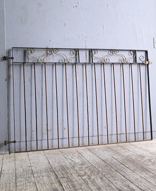 イギリス アンティーク アイアンフェンス ゲート柵 11271