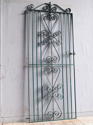 イギリス アンティーク アイアンフェンス ゲート柵 11276