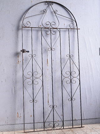 イギリス アンティーク アイアンフェンス ゲート柵 11279