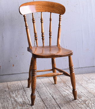 イギリス アンティーク家具 キッチンチェア 椅子 11397