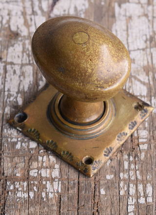 イギリス アンティーク 真鍮製 ドアノブ 建具金物 11413