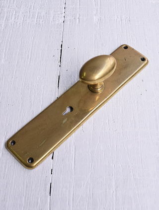 イギリス アンティーク 真鍮製 ドアノブ 建具金物 11420