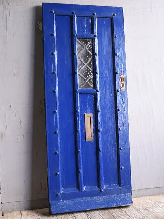 イギリス アンティーク ガラス入りドア 扉 建具 11427
