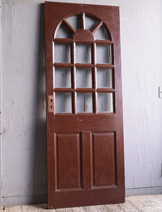 イギリス アンティーク ガラス入りドア 扉 建具 11461