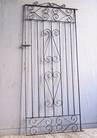 イギリスアンティーク アイアンフェンス ゲート柵 ガーデニング 11495