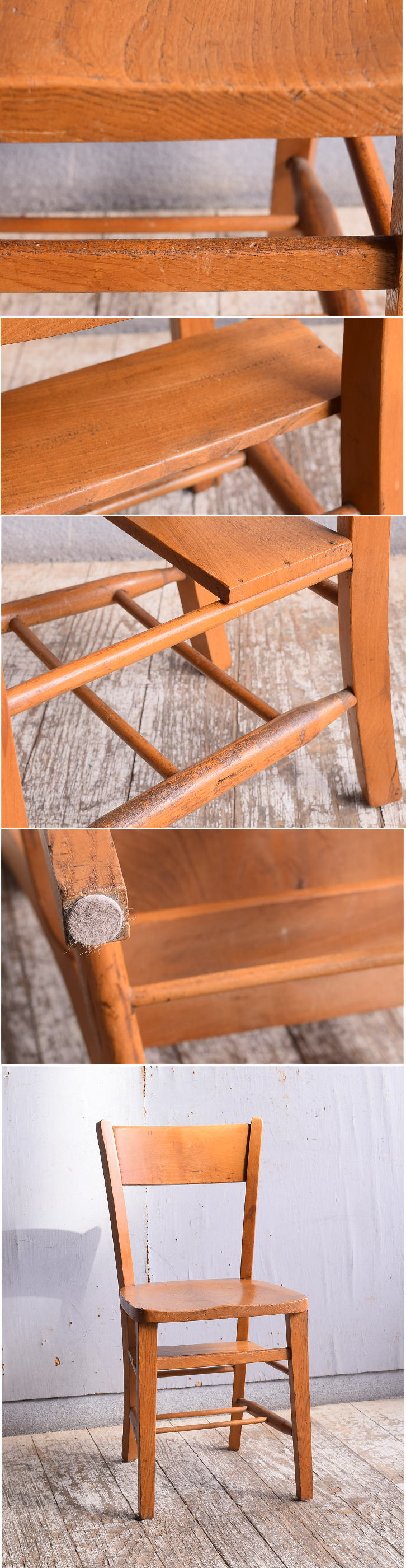 イギリス アンティーク家具 チャーチチェア 椅子 11510