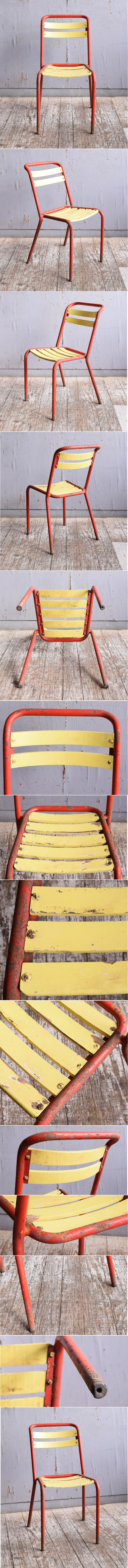 フレンチ アンティーク スタッキング ガーデンチェア 椅子 11554