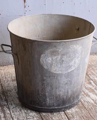 フレンチ アンティーク ブリキ ウォッシングタブ ガーデニング  11556