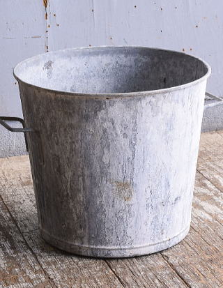 フレンチ アンティーク ブリキ ウォッシングタブ ガーデニング  11558